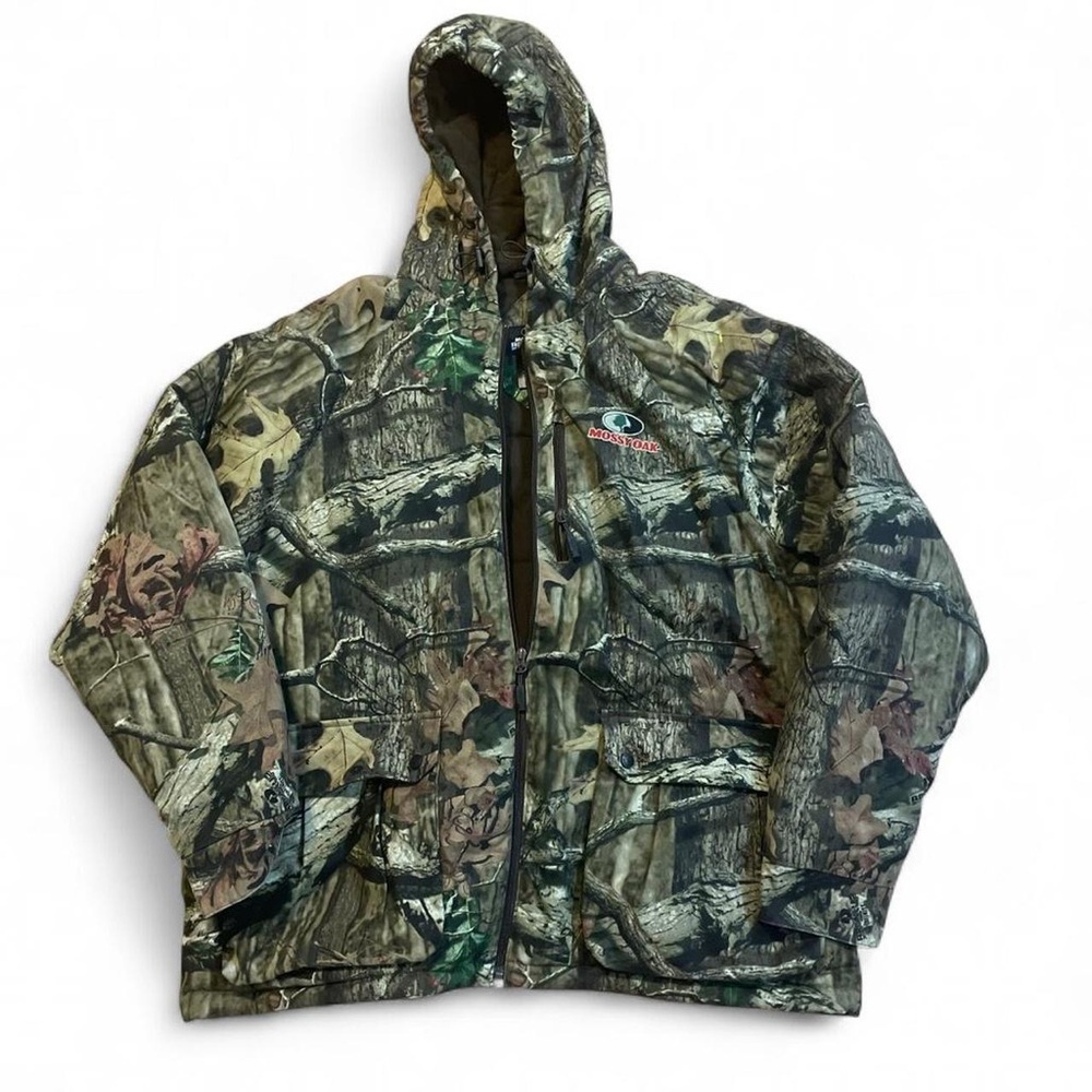 Mossy Oak Camo Hooded Hunting Jacket